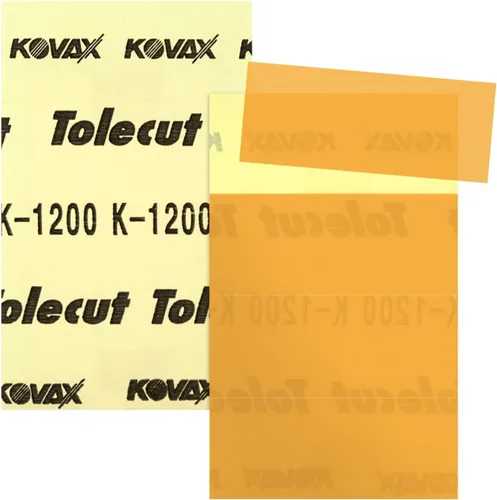 Vista 5 de Tolecut PSA - Hojas de lijado de bloque de 4 cortes, naranja K-1200, 191-1546, 25 hojas