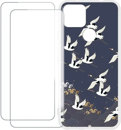 Vista 13 de Screen Protector and Case for Pixel 5A 5G - Blue Heart