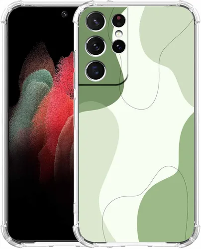 Vista 25 de Funda de collage estético para Samsung Galaxy S21, patrón de citas positivas, funda de TPU suave de moda compatible con Galaxy S21
