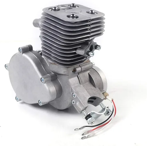Vista 2 de Kit de motor de bicicleta de 100 cc, kit de motor de bicicleta de 2 tiempos, tanque de gasolina de 8 onzas, juego completo de motor de bicicleta