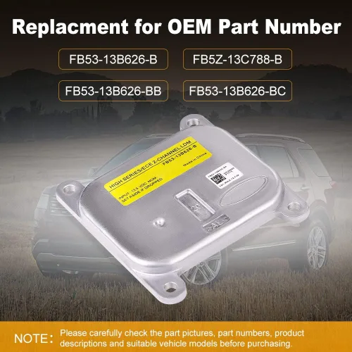 Vista 3 de WMPHE Módulo de faros delanteros compatible con Ford Explorer 2016 2017 2018 2019 Reemplazo para FB53-13B626-B FB5Z-13C788-B, controlador de faros