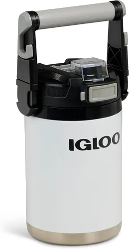 Vista 14 de Igloo Rival Fusion - Botella deportiva de acero inoxidable de 54 onzas, jarra de agua aislada, color negro