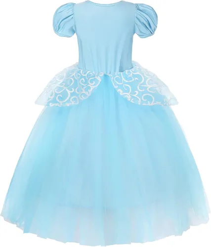 Vista 3 de Vgolar Disfraz de princesa iluminado para Halloween, disfraz de cosplay