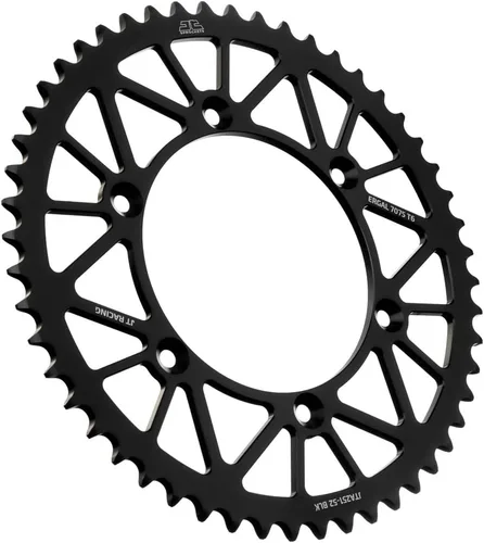 Vista 6 de JT Sprockets JTA251.48BLK Racelite Negra Anodizada de Aluminio 7075 T6 Piñón Trasero, Simple