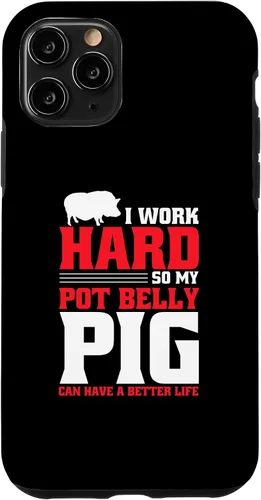 Vista 10 de iPhone 15 Pot Bellied Pig Owner Peluche Animal Toy Pot Belly Pig Lover Case
