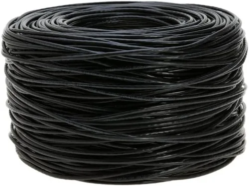 Vista 4 de Cables Direct Online Cable de entierro directo CAT5e FTP de 500 pies para exteriores, 24 AWG, resistente a los rayos UV, sin blindaje, alambre