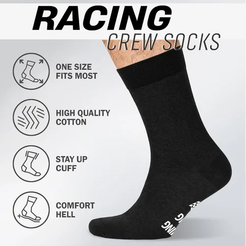 Vista 6 de VICRAZY F1 Racing Car, calcetines deportivos para hombres y mujeres, regalos de Fórmula 1, calcetines de carreras, rellenos de calcetines