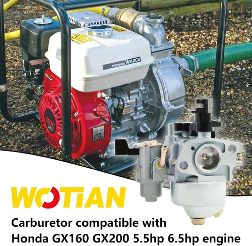Vista 2 de Carburador GX160 Compatible con Honda GX120 GX200 Carburador 5.5HP 6.5HP 7HP Motor Harbor Freight Predator 212cc 16100-ZH8-W61