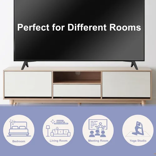 Vista 8 de Patas de metal para TV LG base de TV, solo para 70 pulgadas 75 pulgadas LG TV patas 70UJ6570 70UK6550PUA 70UM7370 75UJ6500 75UJ6470 75UJ6470UC