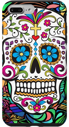 Vista 12 de Funda para iPhone 11 Pro Max Day of the Dead Sugar Skull