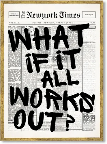 Vista 22 de Arte de pared "Slow Down You’re Doing Fine" Retro Minimalista Motivacional Cita Musical Póster Inspirador Letras de Canciones de Media Siglo en Tela