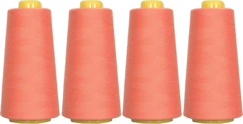 Vista 25 de Threadart Hilo Serger - Costura Poliéster - 2750 Yard Cono 40/2 - Aguamarina Polyester serger thread for overlock sewing, seams and garment