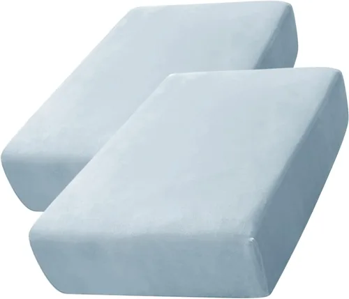 Vista 38 de CONRUSER Funda de cojín elástica de terciopelo suave, funda de cojín de felpa de terciopelo suave, fundas de sofá, protector de muebles con parte