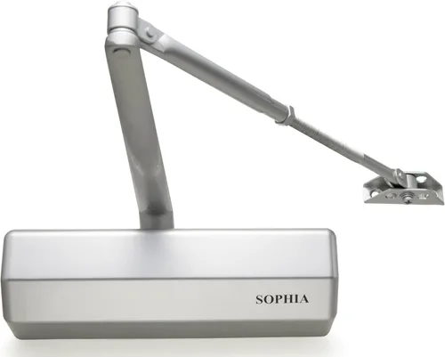 Vista 7 de Sophia Cierrapuertas DK4000 - Cierrapuertas automático de alta resistencia comercial, tamaño ajustable 1-6, grado 1, cierre de puerta hidráulico