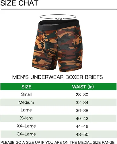 Vista 6 de HAVVIS Calzoncillos tipo bóxer de viscosa de bambú para hombre, ropa interior suave y cómoda para hombre, paquete múltiple