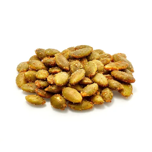 Vista 2 de Yupik Semillas de calabaza de búfalo picante, 1 libra, kosher, sin OMG, semillas tostadas, condimento picante, fuente de fibra y proteínas