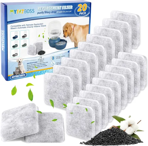 Vista 14 de Filtro de agua de repuesto para perros, filtro de agua para perros, filtro de agua para mascotas compatible con cuencos de agua automática por