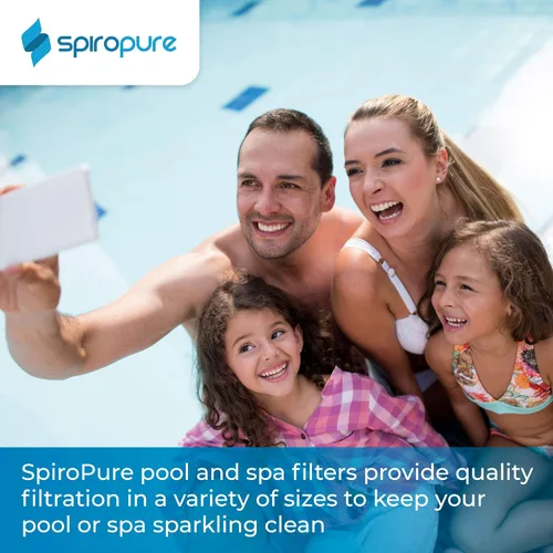 Vista 6 de SpiroPure Cartucho de repuesto para filtro Star Clear II C1500 C800 Pleatco PA80 Unicel C-8600 Hayward CX800RE para bañera de hidromasaje, spa