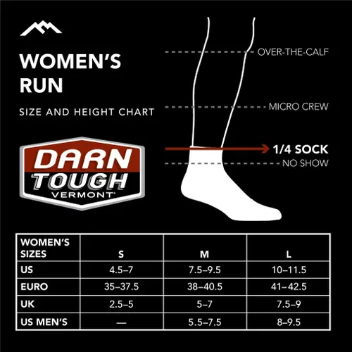 Vista 2 de Darn Tough Element 14 - Calcetines ligeros con cojín para mujer (estilo 1113)