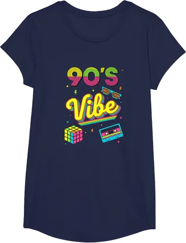Vista 68 de 90s Nostalgia Retro Apparel - 90'S Vibe Retro T-Shirt Negro