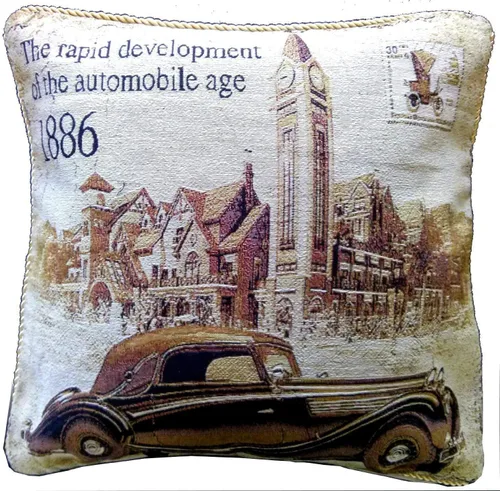 Vista 34 de Tache Home Fashion Funda de almohada 16 x 16 Down The Chimney