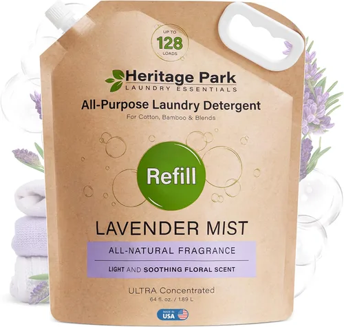 Vista 20 de Heritage Park - Detergente para ropa de lujo Detergente para ropa natural y enzimático probado por dermatólogos, a base de plantas, respetuoso