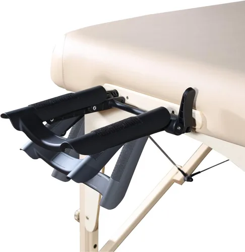 Vista 4 de Master Massage Mesa de masaje Montclair Stationary-Spa de 31 pulgadas, color negro, con espuma viscoelástica
