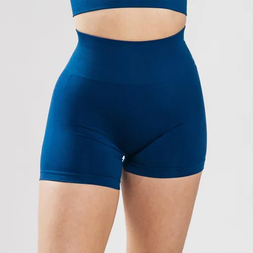 Vista 4 de fannyouth Pantalones cortos de entrenamiento para mujer, control de abdomen, cintura alta, suave, para voleibol, gimnasio, para verano, yoga, baile