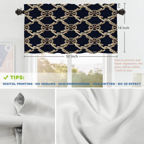 Vista 249 de Shrahala Orange Autumn Autumn Blackout Curtain Tiers, Fall Kitchen Valance Light Blocking Tier Drapes with Rod Pocket, 2 Pack 26 X 24 in