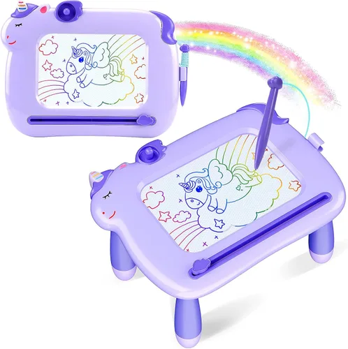 Vista 8 de Juguetes para niños pequeños 3, tablero de dibujo magnético juguetes para bebés, juguete de escritura y garabatos para niños pequeños, juguete