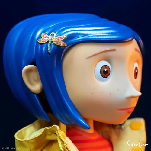 Vista 7 de Super7 Supersize Coraline - Figura de acción de Coraline de 16 pulgadas con ropa de tela, coleccionables de películas clásicas y juguetes retro