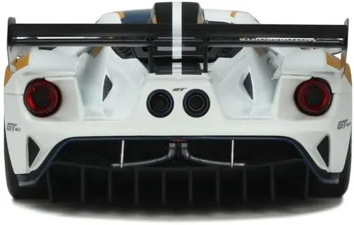 Vista 6 de GT Spirit Ford GT MK II 2020, blanco GT290 - Coche de juguete modelo de resina a escala 1/18