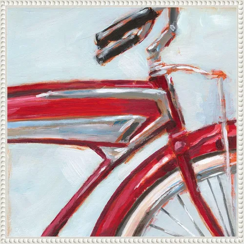 Vista 13 de Amanti Art Framed Canvas Wall Art 16x16 Retro Cycle I by Ethan Harper, Framed Wall Art Canvas, Abstract Artwork, Traditional Decor, Small Poster