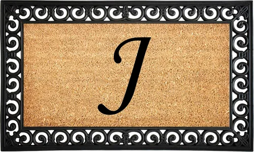Vista 15 de Calloway Mills 104131830 Gabriel - Felpudo monograma, 18 x 30 pulgadas Letra B