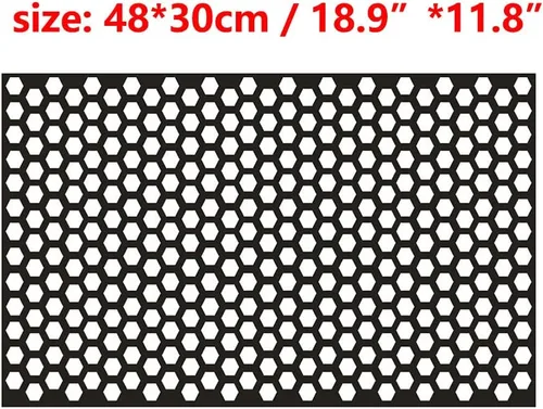 Vista 3 de MACHSWON Adhesivo de fibra de carbono/negro brillante para automóvil, 18.9 x 11.8 pulgadas, etiqueta de luz de PVC para la parte trasera del coche