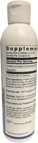 Vista 2 de Curcumina/resveratrol estructurado liposomal, 6 onzas líquidas