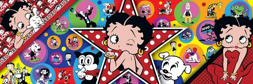 Vista 2 de MasterPieces Rompecabezas de 1000 piezas para adultos, familia o jóvenes – Betty Boop Panorámico – 13 x 39 pulgadas