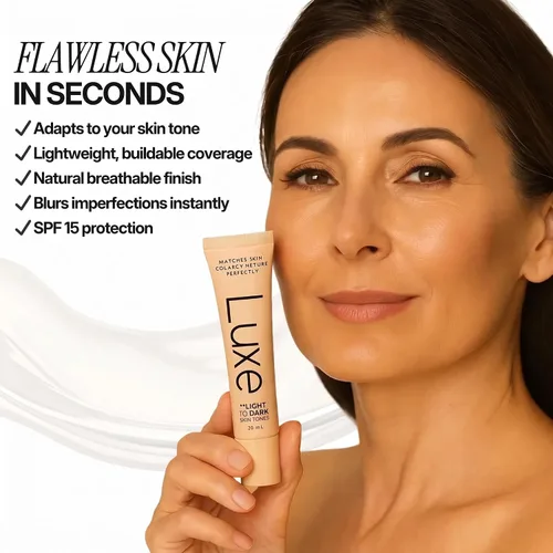 Vista 9 de Base de maquillaje Luxe que cambia de color - Luz Claro
