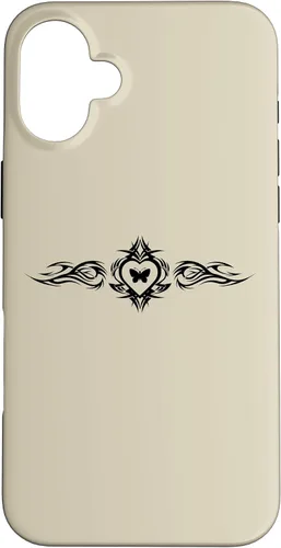Vista 23 de Butterfly Heart Tattoo Fairycore y2k Grunge Egirl Aesthetic Case for iPhone 17