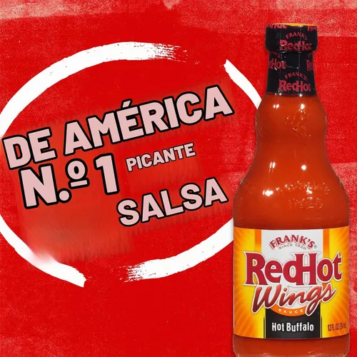 Vista 19 de Frank's RedHot Salsa picante para alitas de búfalo, 12 fl oz