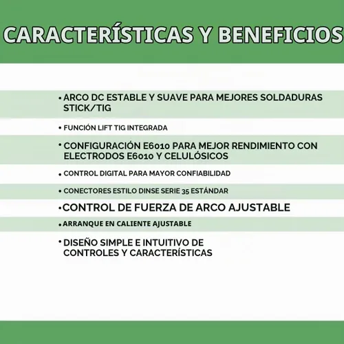 Vista 7 de PowerARC 200ST 200amp TIG Stick IGBT soldador 110/220 voltaje dual
