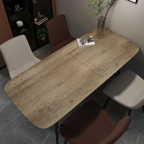 Vista 4 de Papel de contacto de grano de madera para despegar y pegar, papel tapiz de madera removible autoadhesivo, aspecto de madera sintética, rollo