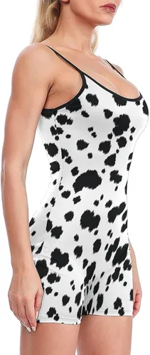 Vista 2 de Mono de una pieza con estampado de dálmata para mujer, para yoga, entrenamiento