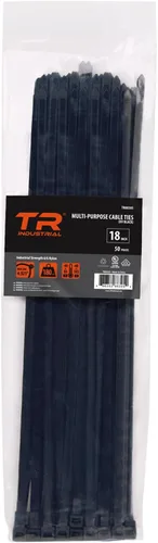 Vista 9 de Cable lazos multiuso TR Industrial TR88301 (100 piezas), 4 pulgadas, negro