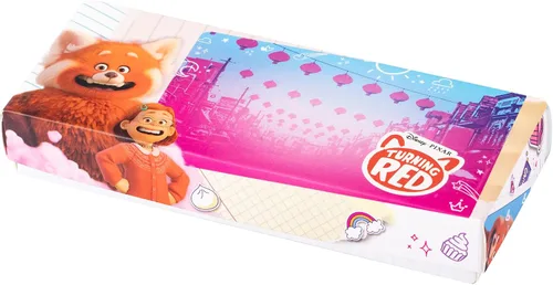 Vista 5 de Disney Turning Red Reloj de pulsera analógico de cuarzo para niños, Púrpura, Moderno