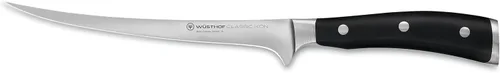 Vista 8 de Wüsthof Classic IKON Cuchillo para filetear, 6 pulgadas, negro (1040333716)