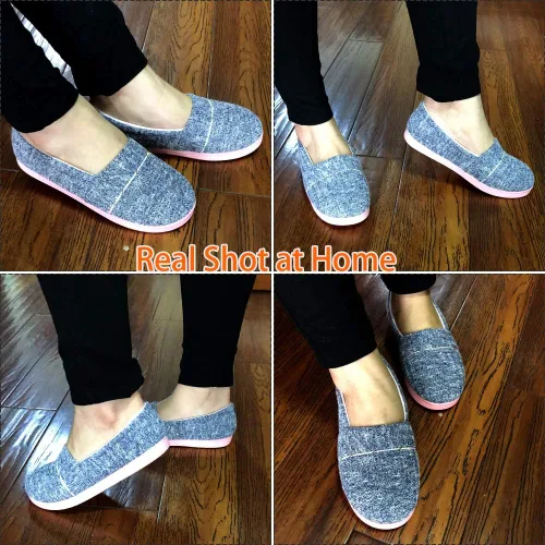 Vista 5 de Urbancolor Pantuflas de interior lavables con espalda cerrada para mujer, antideslizantes, transpirables, para el hogar