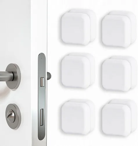 Vista 14 de Protector de Pared Pequeño para Puertas, Parachoques de Puerta de Silicona, Protector de Pared Autoadhesivo, Silenciador de Puertas, Protector