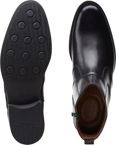 Vista 8 de Clarks Botines Whiddon con cremallera para hombre