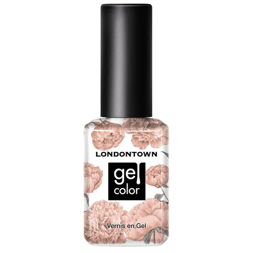 Vista 29 de LONDONTOWN Esmalte de uñas de gel UV/LED, de larga duración, resistente al astillado, color de alto brillo, marrón beige natural brillante, 0.4 fl